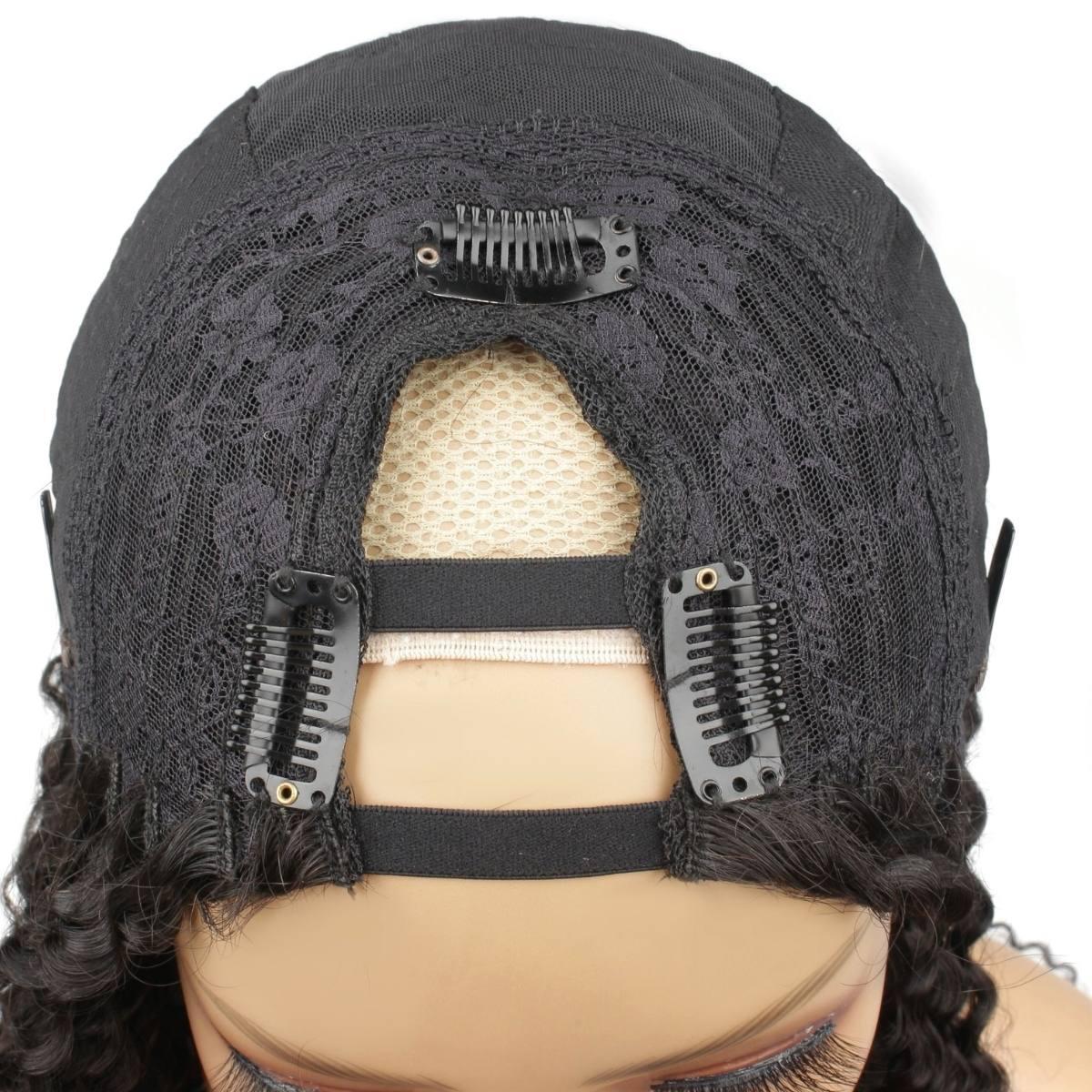 Jerry Curl V Part 100% Human Hair Wig - Private Label