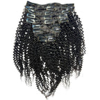 Jerry Curl Clip - In 100% Human Hair Extensions - Private Label