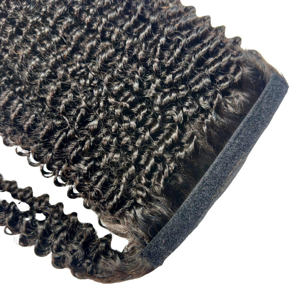 Jerry Curl 100% Human Hair Ponytail Extension - Private Label