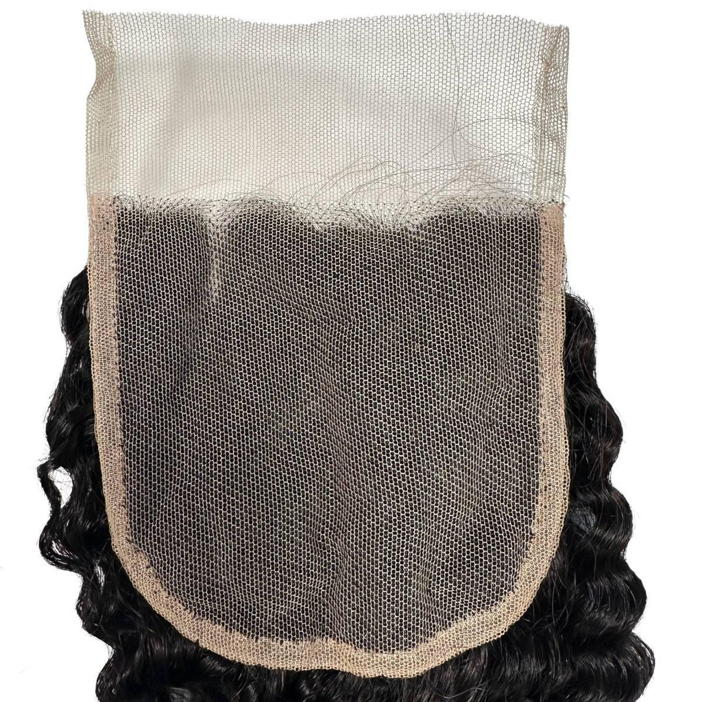 Jerry Curl 4x4 Transparent Lace Human Hair Closure - Private Label