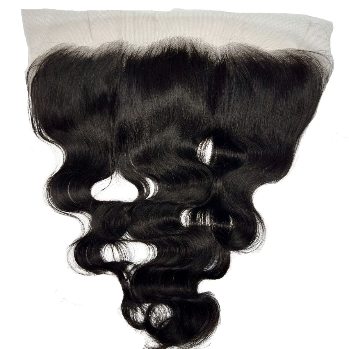 Jet Black Body Wave 13x4 HD Lace Human Hair Frontal - Private Label