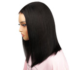Jet Black 2x6 HD Lace Closure 100% Human Hair Bob Wig - Private Label