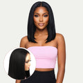 Jet Black 5x5 HD Lace Closure 100% Human Hair Bob Wig - Private Label