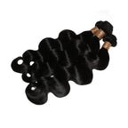 Jet Black Body Wave 100% Human Hair Bundle Deals - Private Label