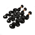 Jet Black Body Wave 100% Human Hair Bundle Deals - Private Label