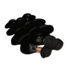 Jet Black Body Wave 100% Human Hair Bundle Deals - Private Label