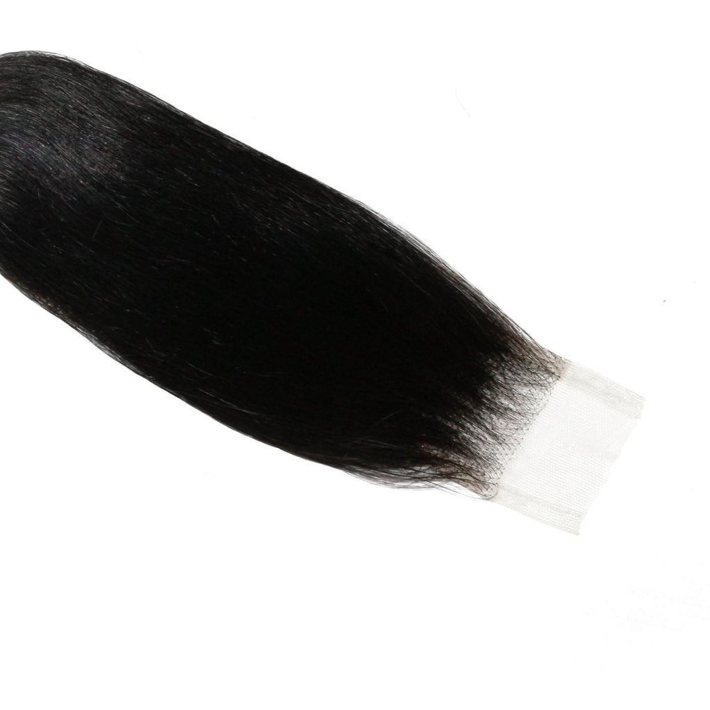 Jet Black Body Wave 2x6 HD Lace 100% Human Hair Closure - Private Label