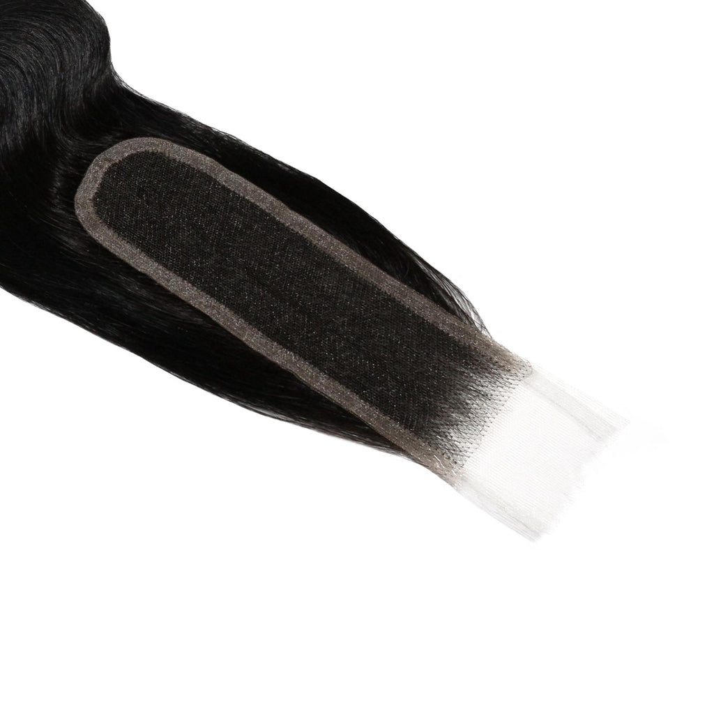 Jet Black Body Wave 2x6 HD Lace 100% Human Hair Closure - Private Label