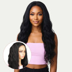 Jet Black Body Wave 5x5 HD Closure Wig - Private Label