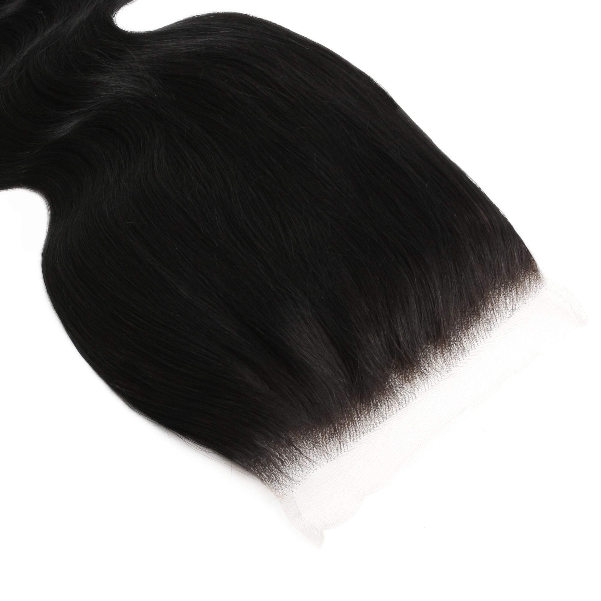 Jet Black Body Wave 6x6 HD Lace Human Hair Closure - Private Label