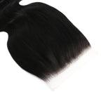 Jet Black Body Wave 6x6 HD Lace Human Hair Closure - Private Label