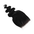 Jet Black Body Wave 6x6 HD Lace Human Hair Closure - Private Label