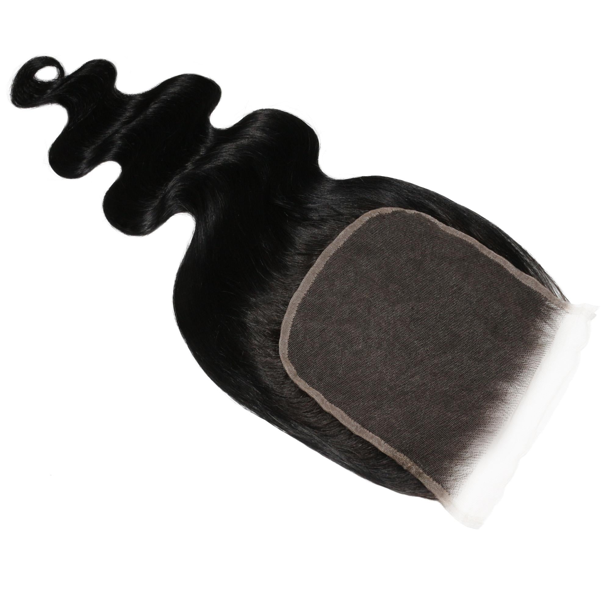 Jet Black Body Wave 6x6 HD Lace Closure | 100% Human Hair