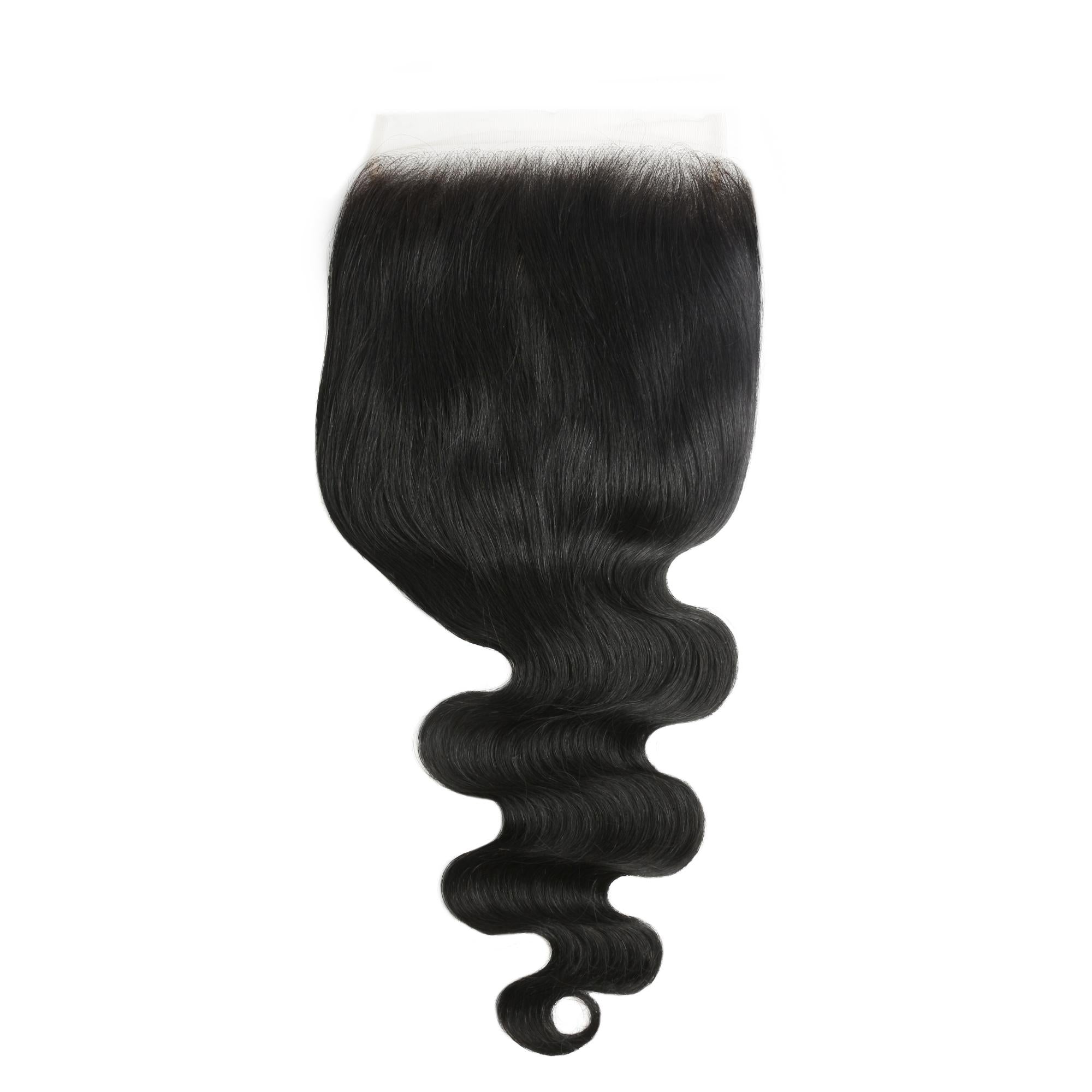 Jet Black Body Wave 7x7 HD Lace Human Hair Closure - Private Label