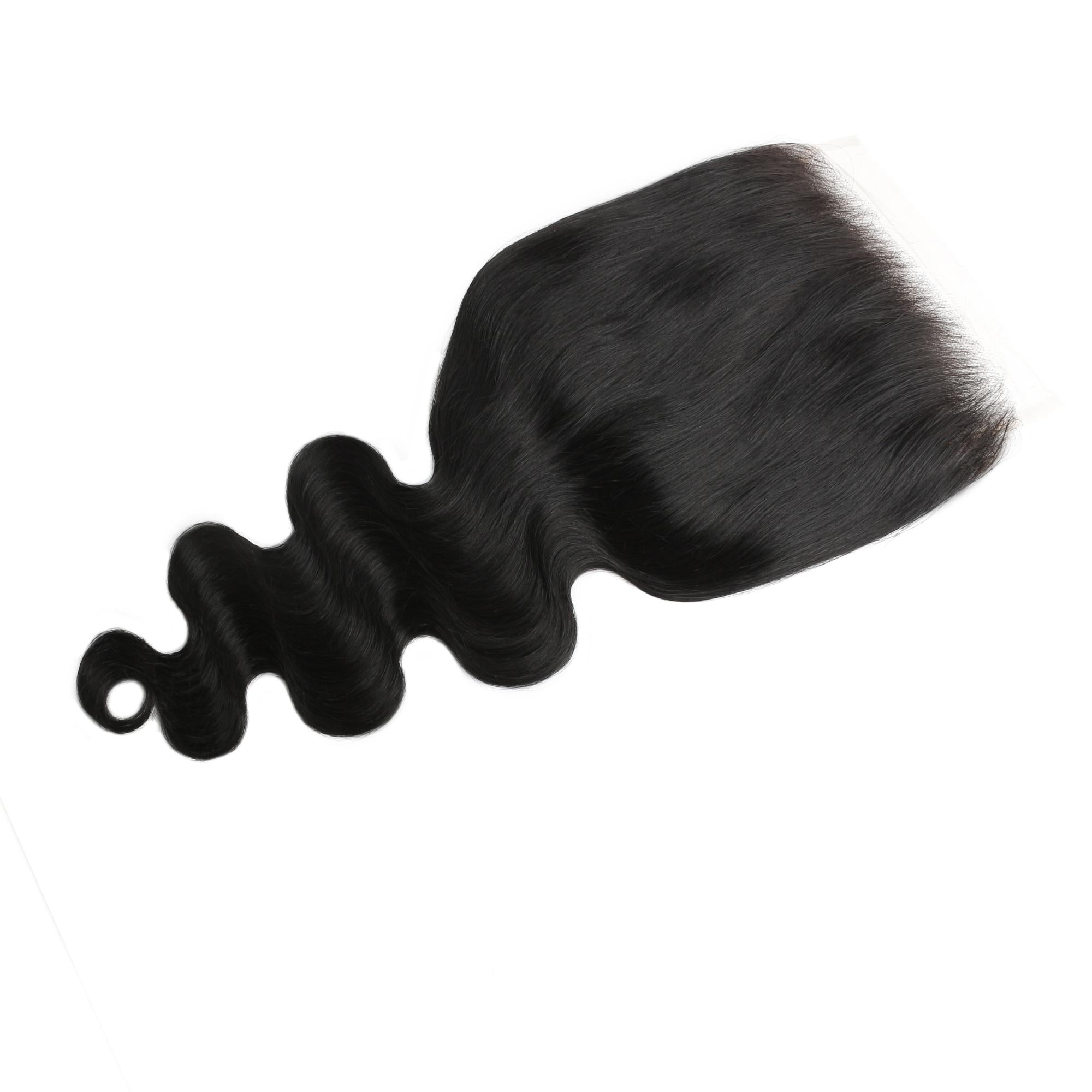 Jet Black Body Wave 7x7 HD Lace Human Hair Closure - Private Label