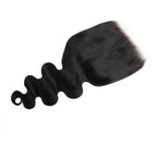 Jet Black Body Wave 7x7 HD Lace Human Hair Closure - Private Label