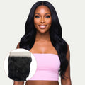 Jet Black Body Wave 7x7 HD Lace Human Hair Closure - Private Label