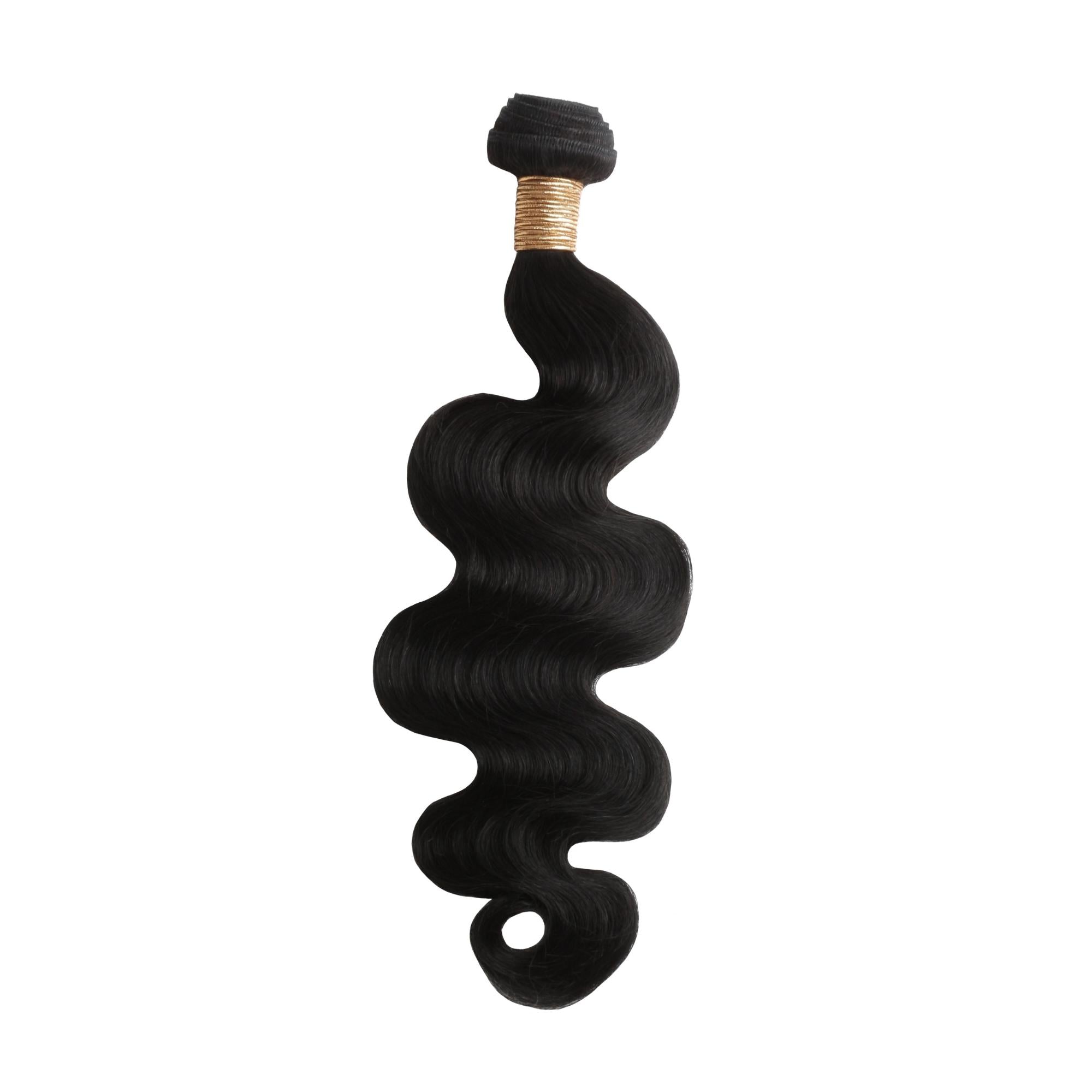 Jet Black Body Wave 100% Human Hair Bundles - Private Label