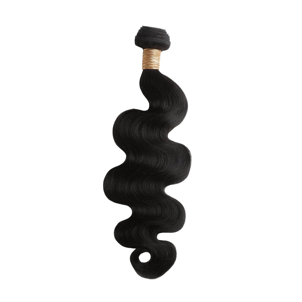 Jet Black Body Wave 100% Human Hair Bundles - Private Label