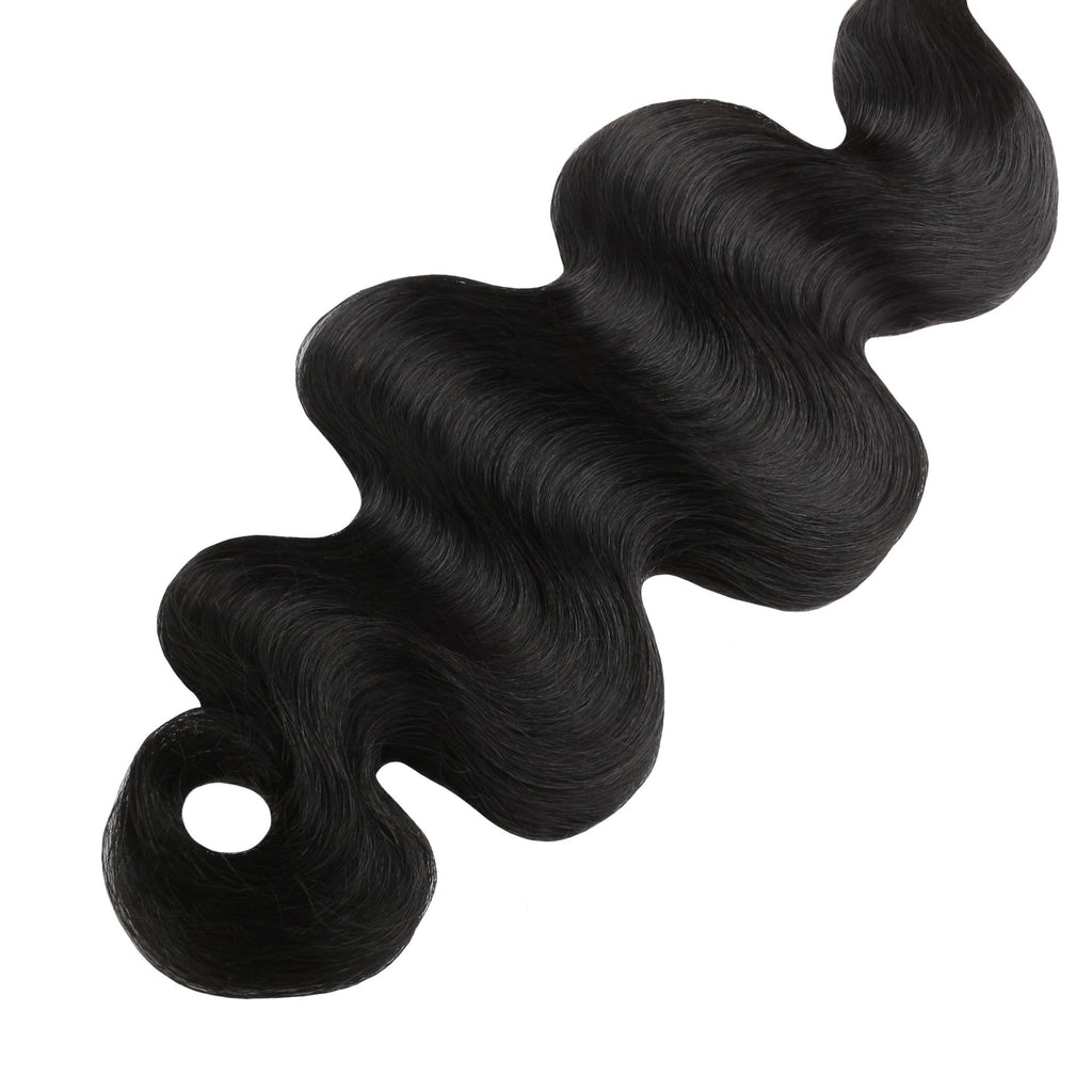 Jet Black Body Wave 100% Human Hair Bundles - Private Label