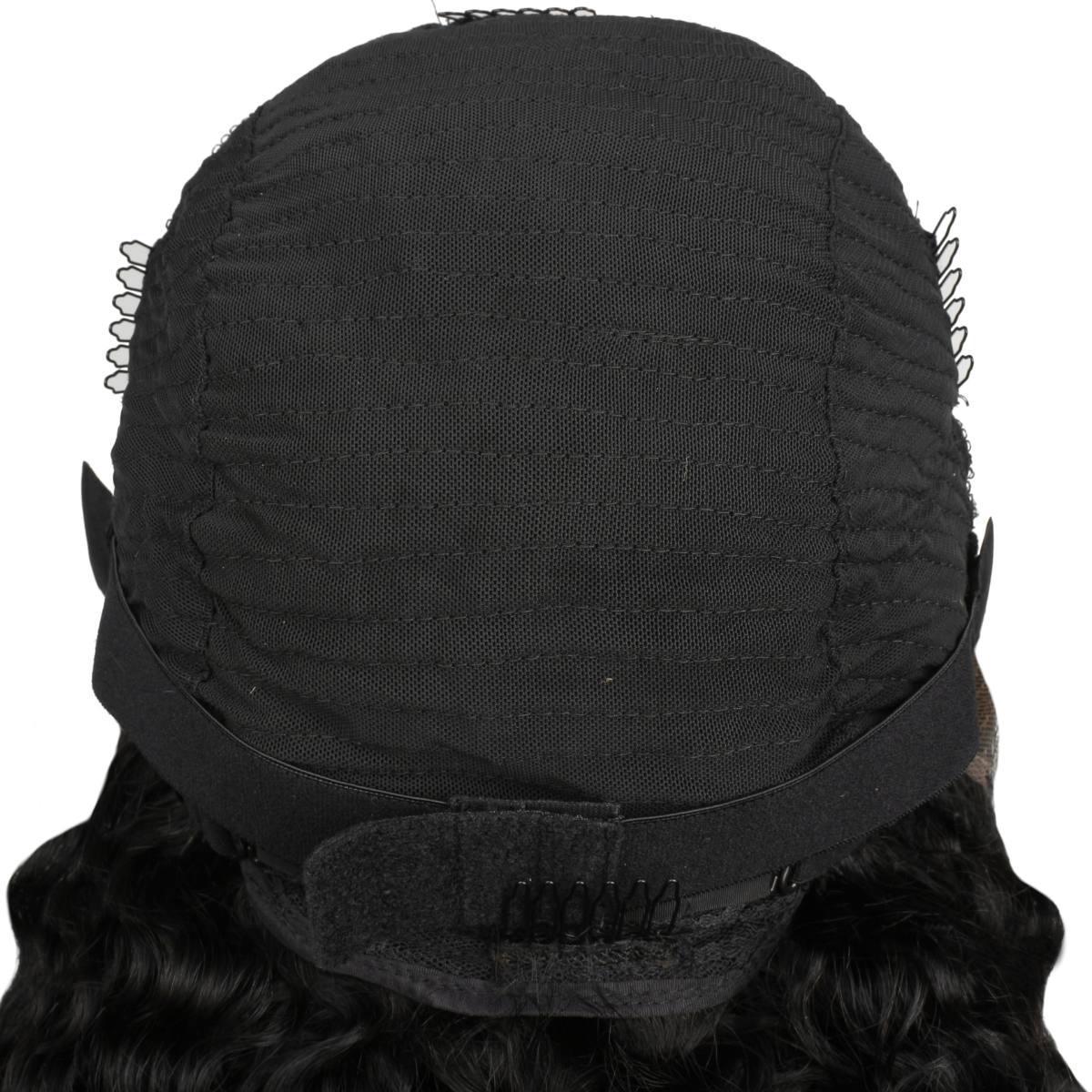 Jet Black Deep Wave 13x4 HD Lace Front Wig - Private Label