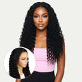Jet Black Deep Wave 13x4 HD Lace Front Wig - Private Label