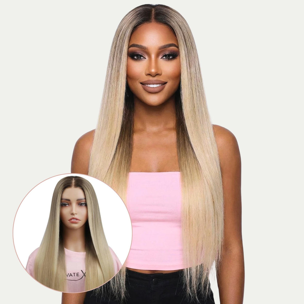 Jezebel Glueless 5x5 HD Lace Professionally Colored 100% Human Hair Closure Wig - Private Label