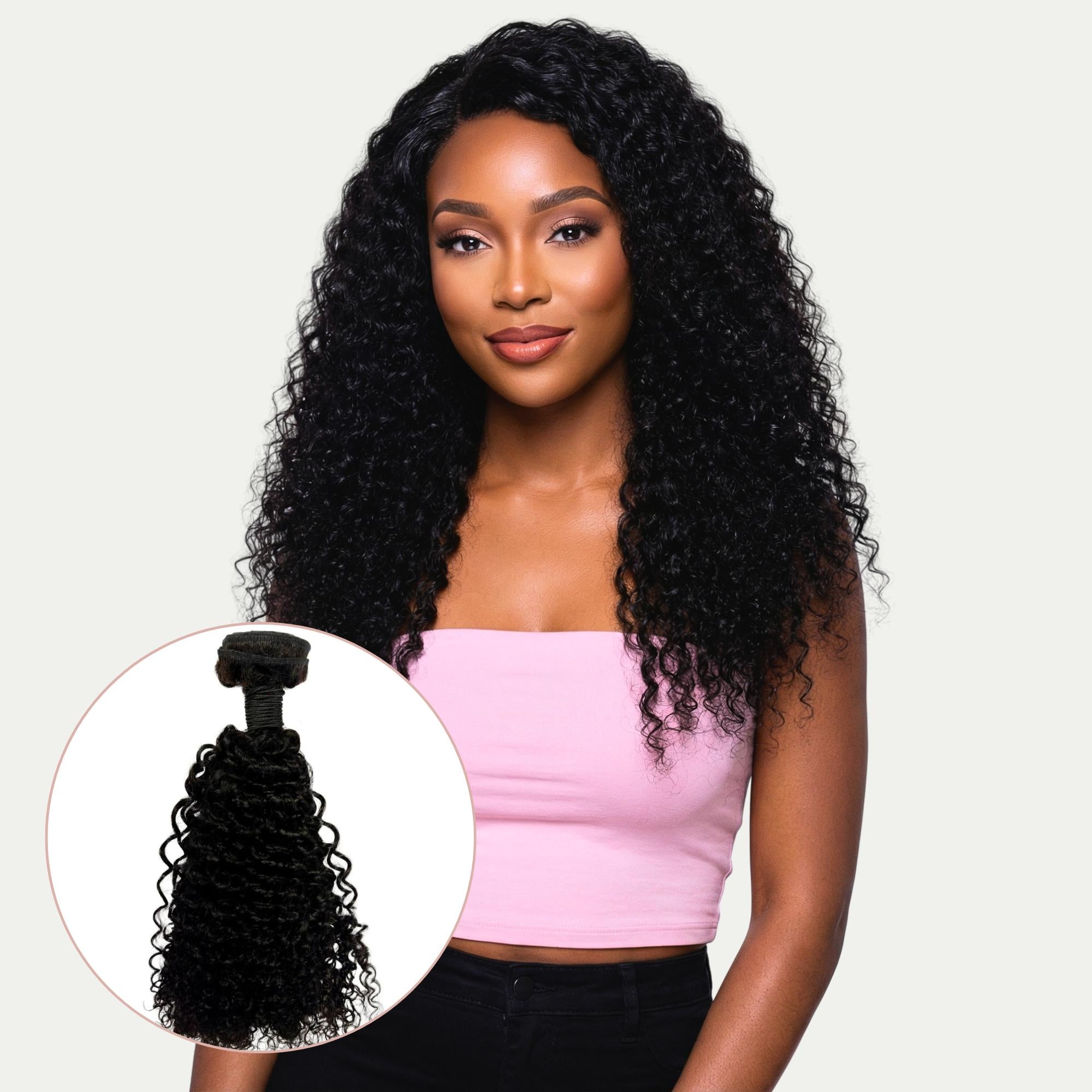 Kinky Curly 100% Human Hair Bundles - Private Label