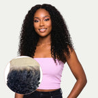 Kinky Curly 4x4 Transparent Lace Human Hair Closure - Private Label