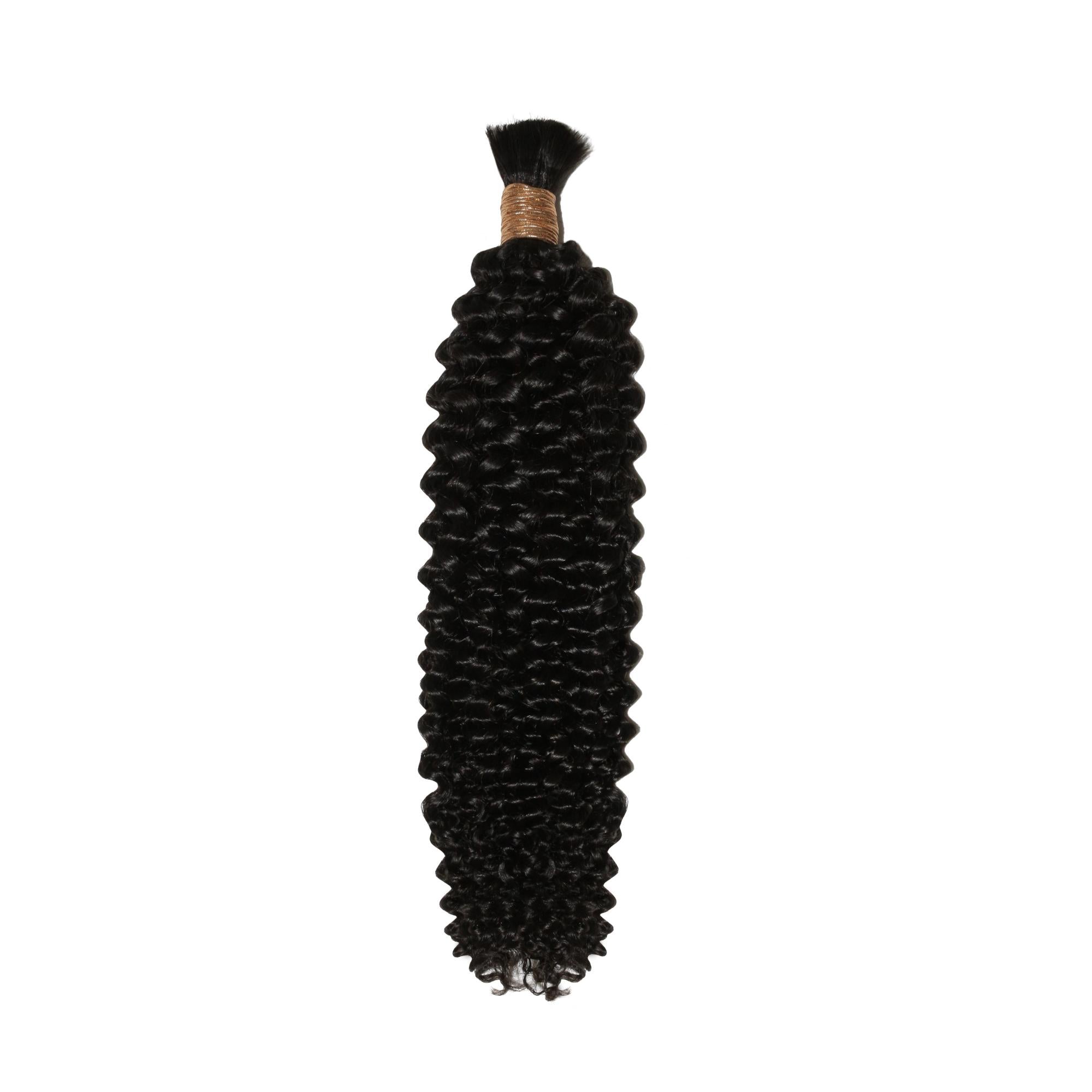 Kinky Curly Bulk 100% Human Braiding Hair - Private Label