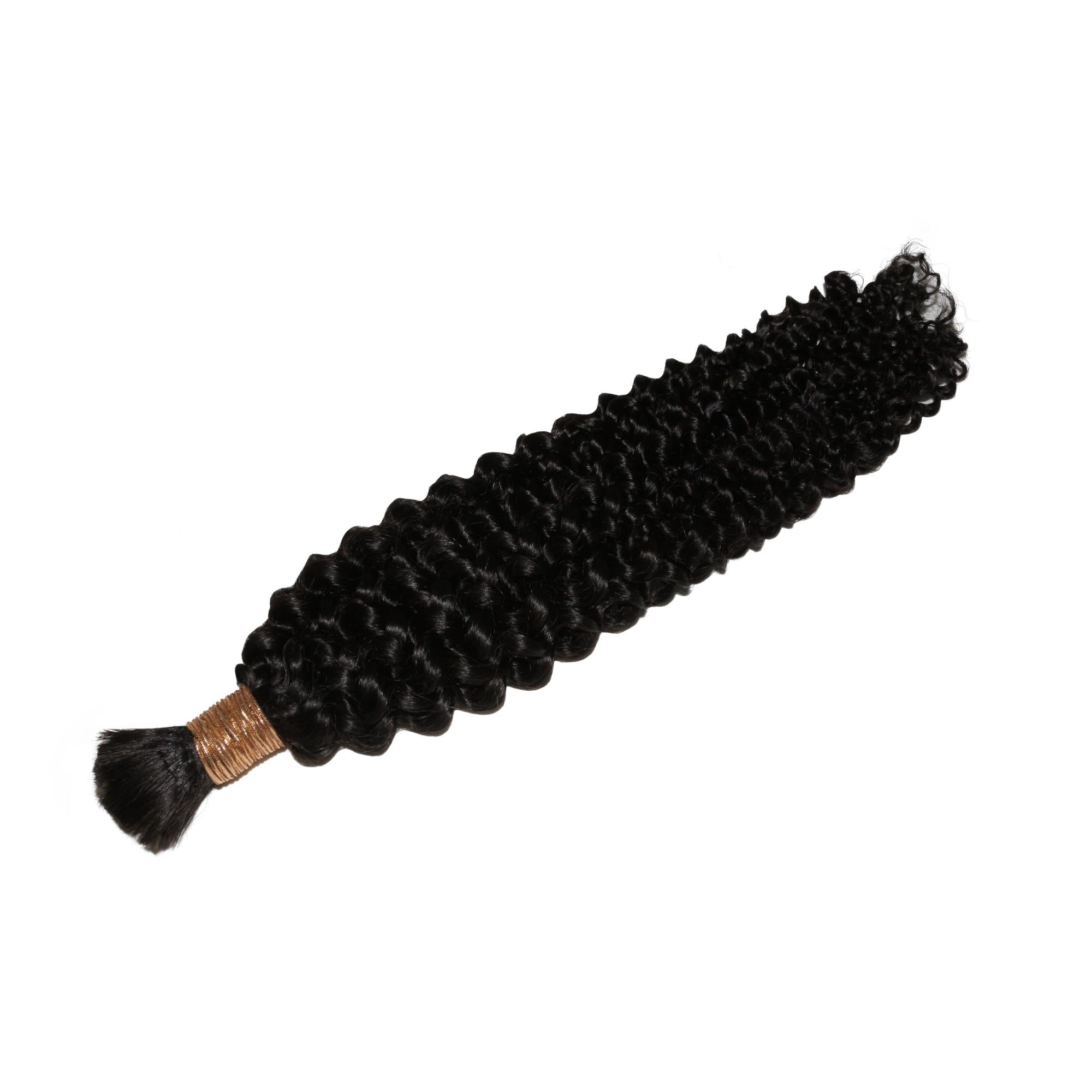 Kinky Curly Bulk 100% Human Braiding Hair - Private Label