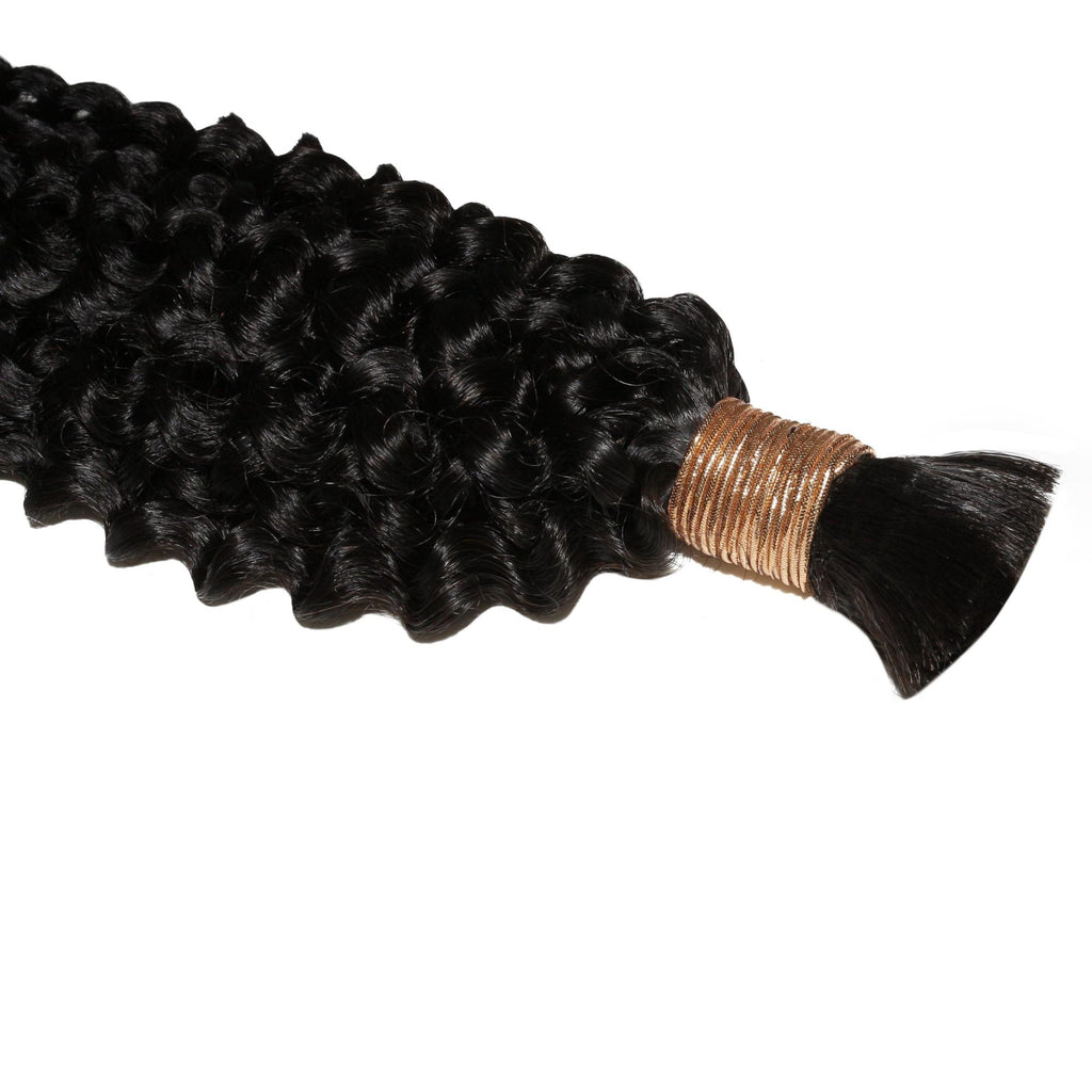 Kinky Curly Bulk 100% Human Braiding Hair - Private Label