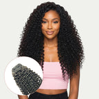 Kinky Curly Clip - In 100% Human Hair Extensions - Private Label