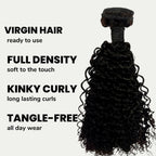 Kinky Curly 100% Human Hair Bundles - Private Label
