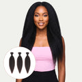 Kinky Straight 100% Human Hair Bundle Deals - Private Label