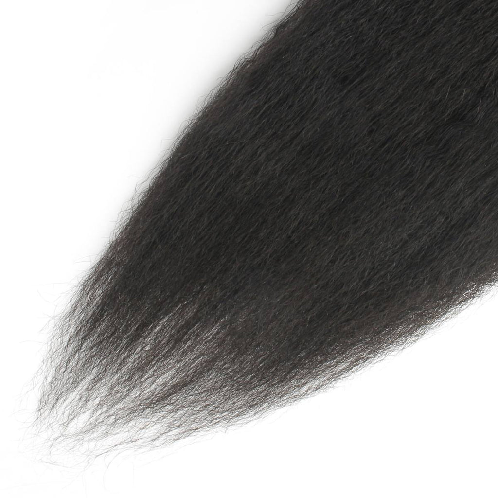 Kinky Straight 5x5 HD Lace Human Hair Closure - Private Label