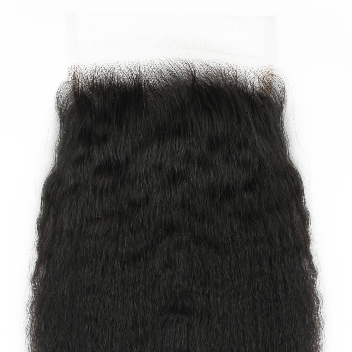 Kinky Straight 5x5 HD Lace Human Hair Closure - Private Label