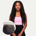 Kinky Straight 6x6 HD Lace Human Hair Closure - Private Label