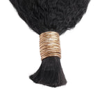 Kinky Straight Bulk 100% Human Braiding Hair - Private Label