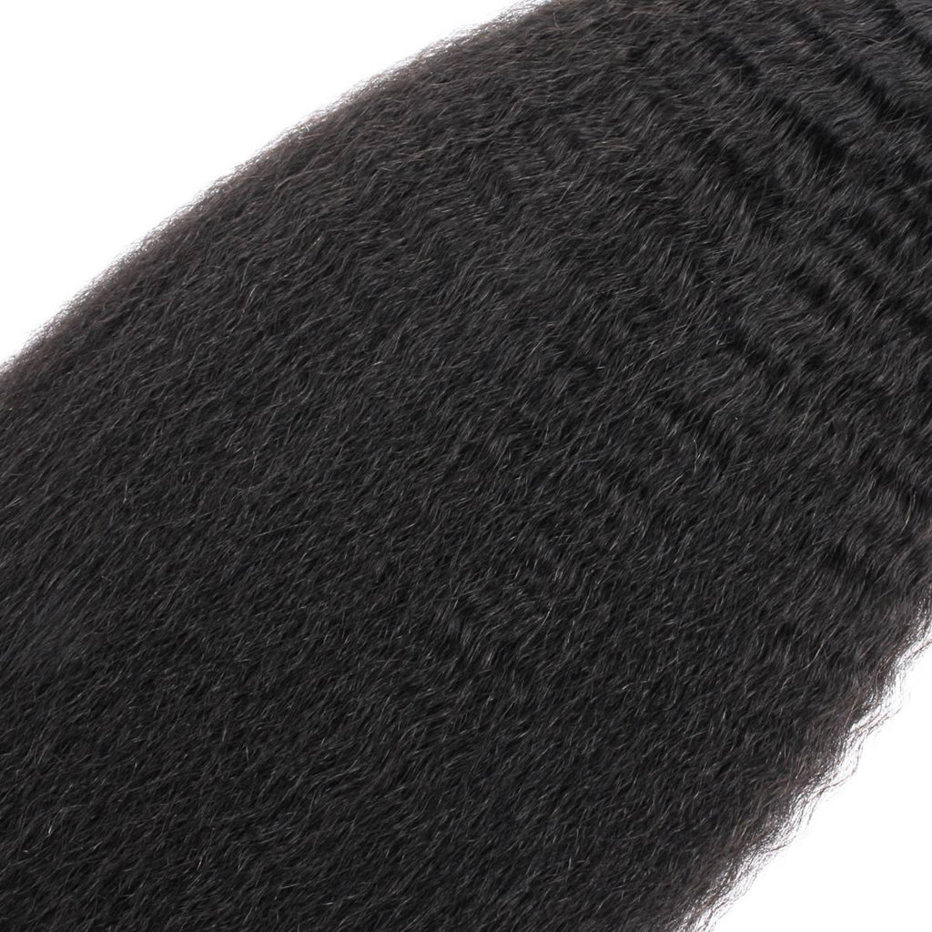 Kinky Straight Bulk 100% Human Braiding Hair - Private Label