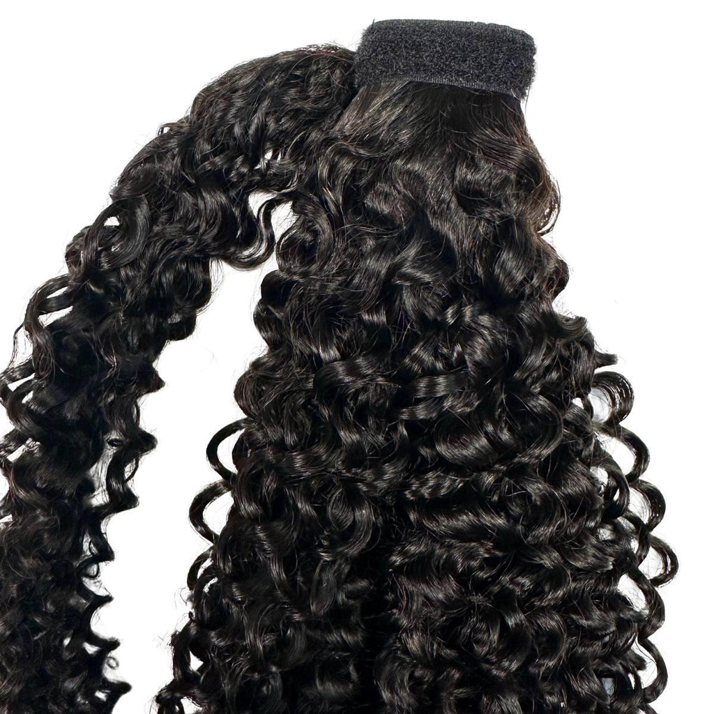 Kinky Curly 100% Human Hair Ponytail Extension - Private Label