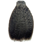 Kinky Straight Clip - In 100% Human Hair Extensions - Private Label