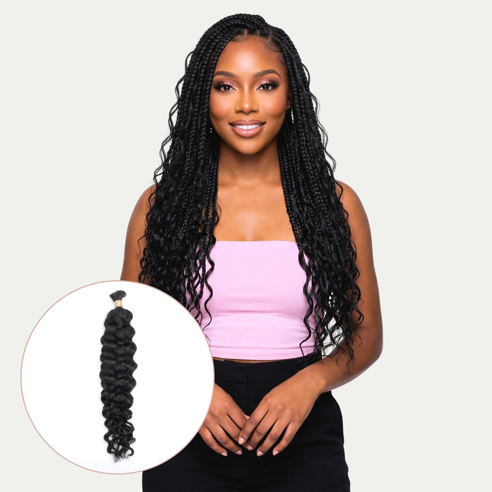 Latin Wave Bulk 100% Human Braiding Hair - Private Label