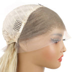 Light Blonde Highlight Body Wave 13x4 Transparent Lace Front Wig - Private Label