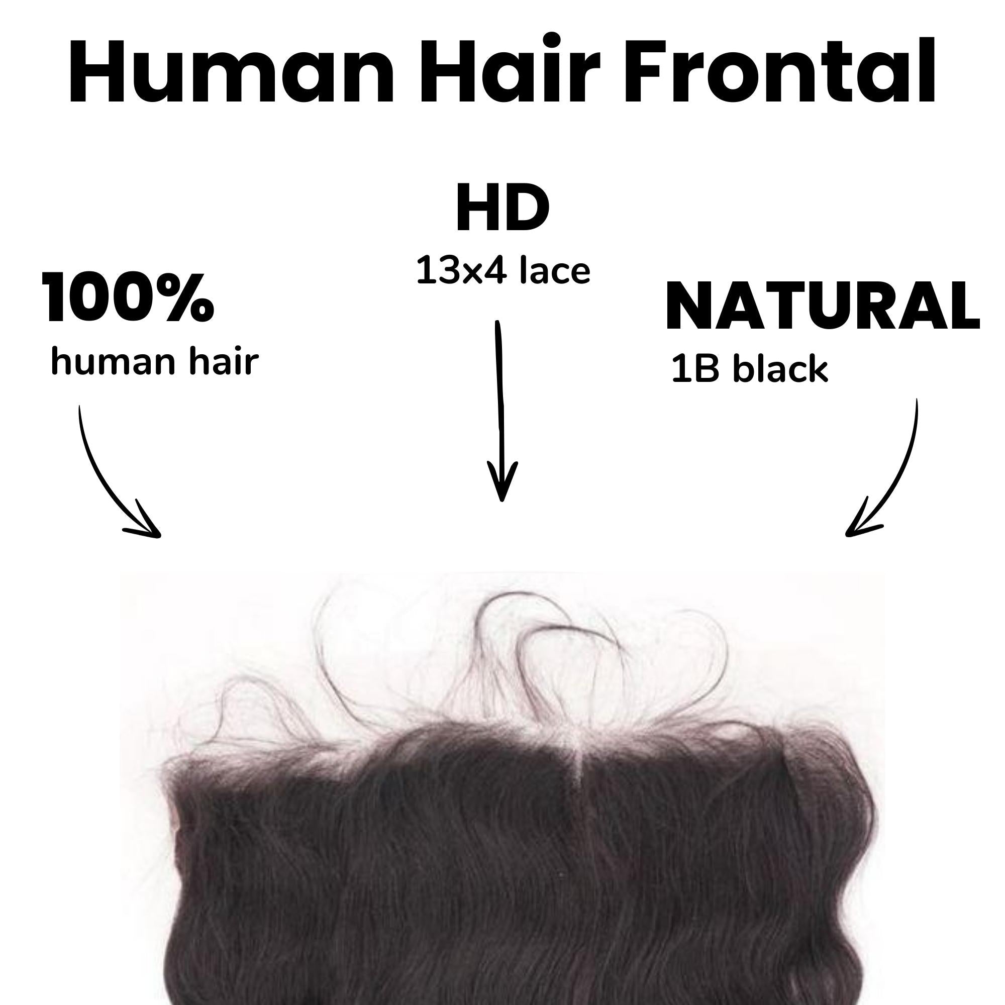 Loose Wave 13x4 HD Lace Human Hair Frontal - Private Label