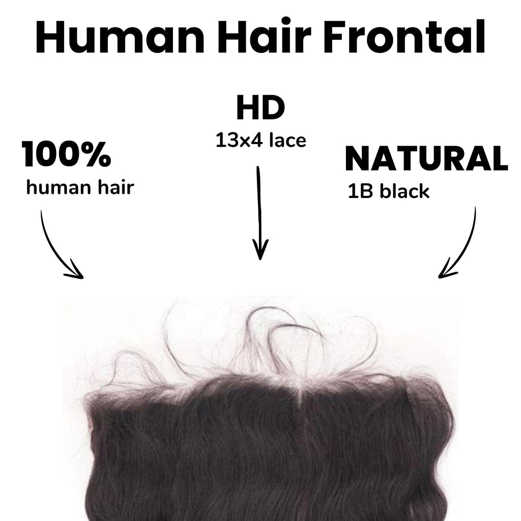 Loose Wave 13x4 HD Lace Human Hair Frontal - Private Label