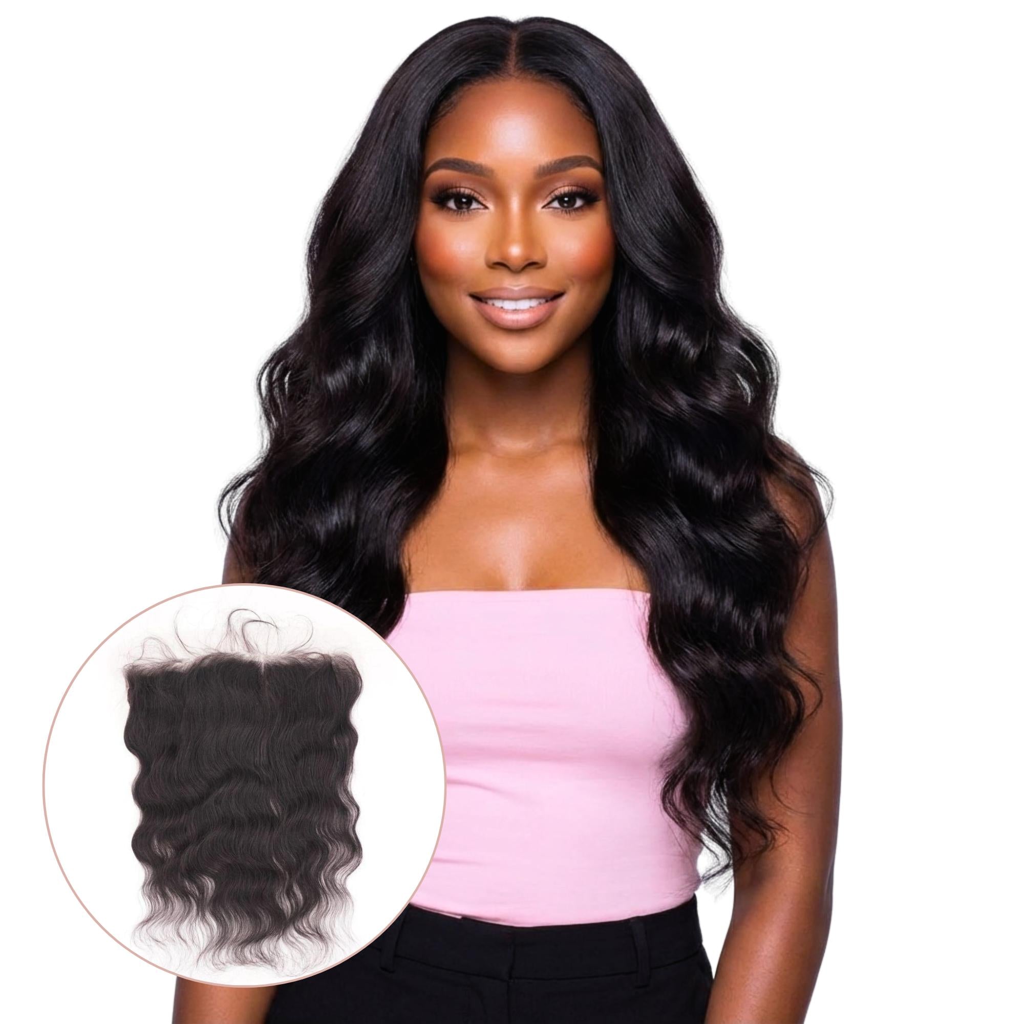 Loose Wave 13x4 HD Lace Human Hair Frontal - Private Label