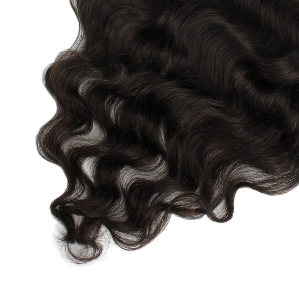 Loose Wave 13x4 Transparent Lace Human Hair Frontal - Private Label