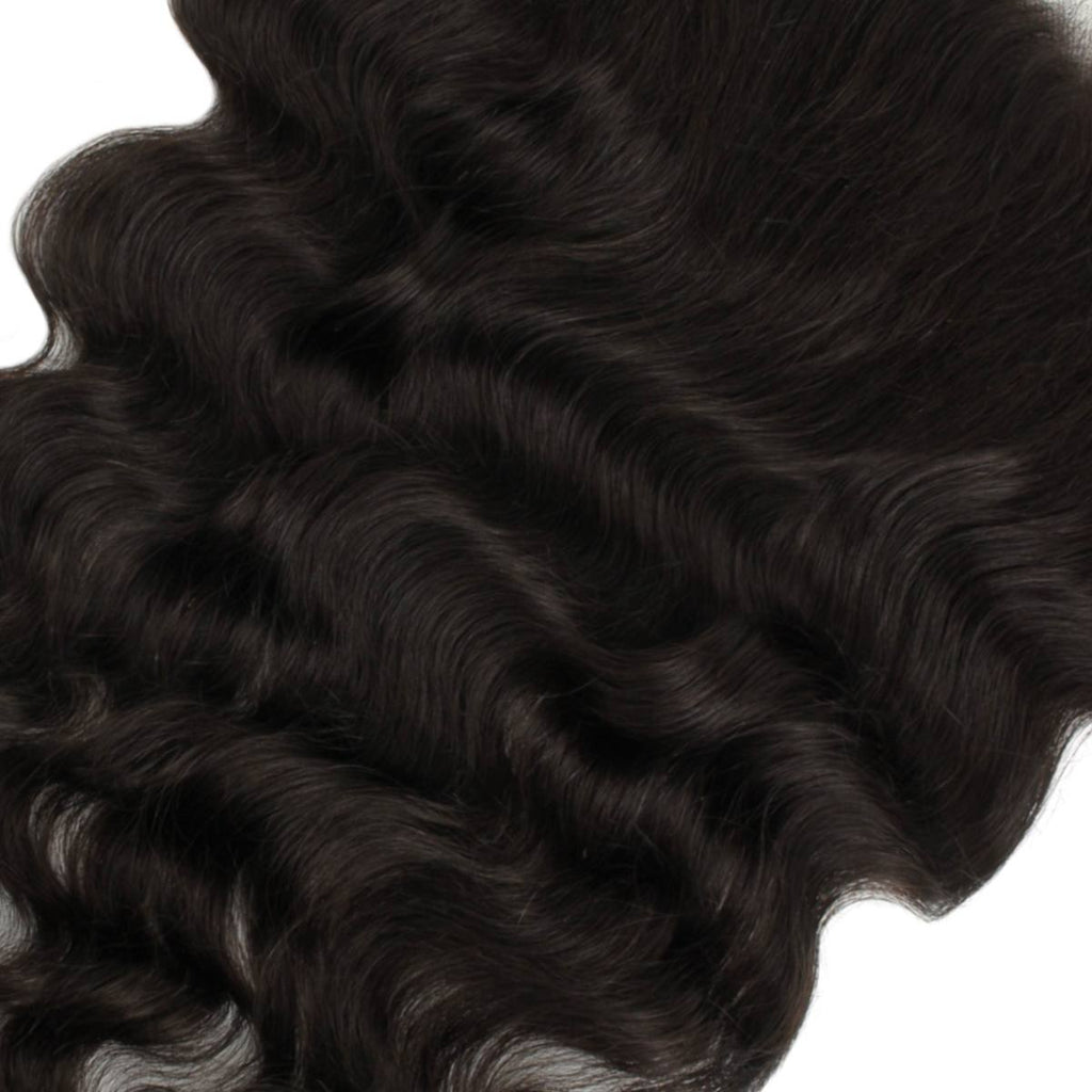 Loose Wave 13x4 Transparent Lace Human Hair Frontal - Private Label