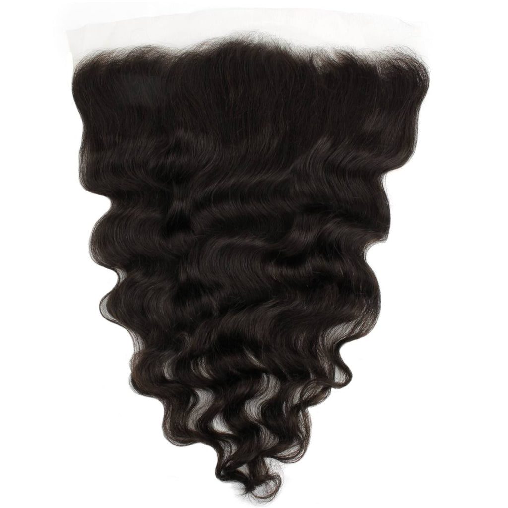 Loose Wave 13x4 Transparent Lace Human Hair Frontal - Private Label